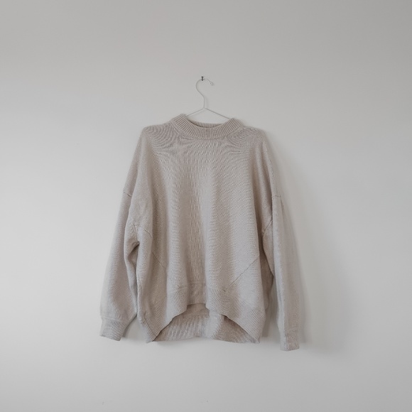 H&M Winter Sweater Off-White/Grey - Picture 1 of 2